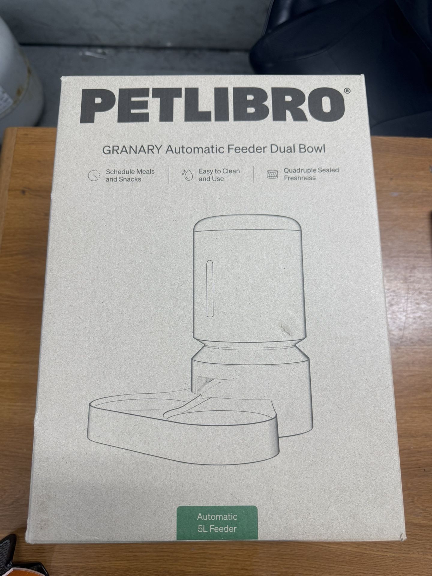 Dual Bowl Automatic Pet Feeder For Dogs Or Cats