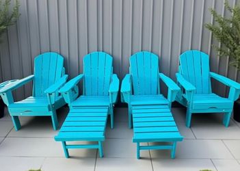 3-Position Adirondack Chair with Hidden Ottoman
