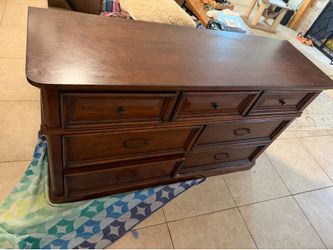 Wood dresser 56”x18.5”
