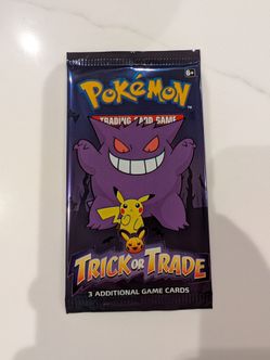 Lot of 5 Pokémon TCG Trick or Trade BOOster Packs (2022)