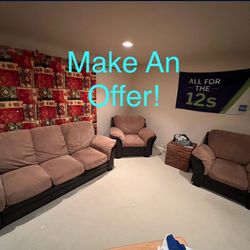 Couch Set- Make An Offer!