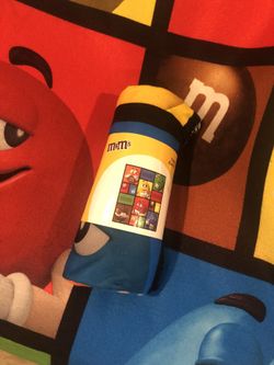 M&M Fleece Blanket From M&M Store In Las Vegas