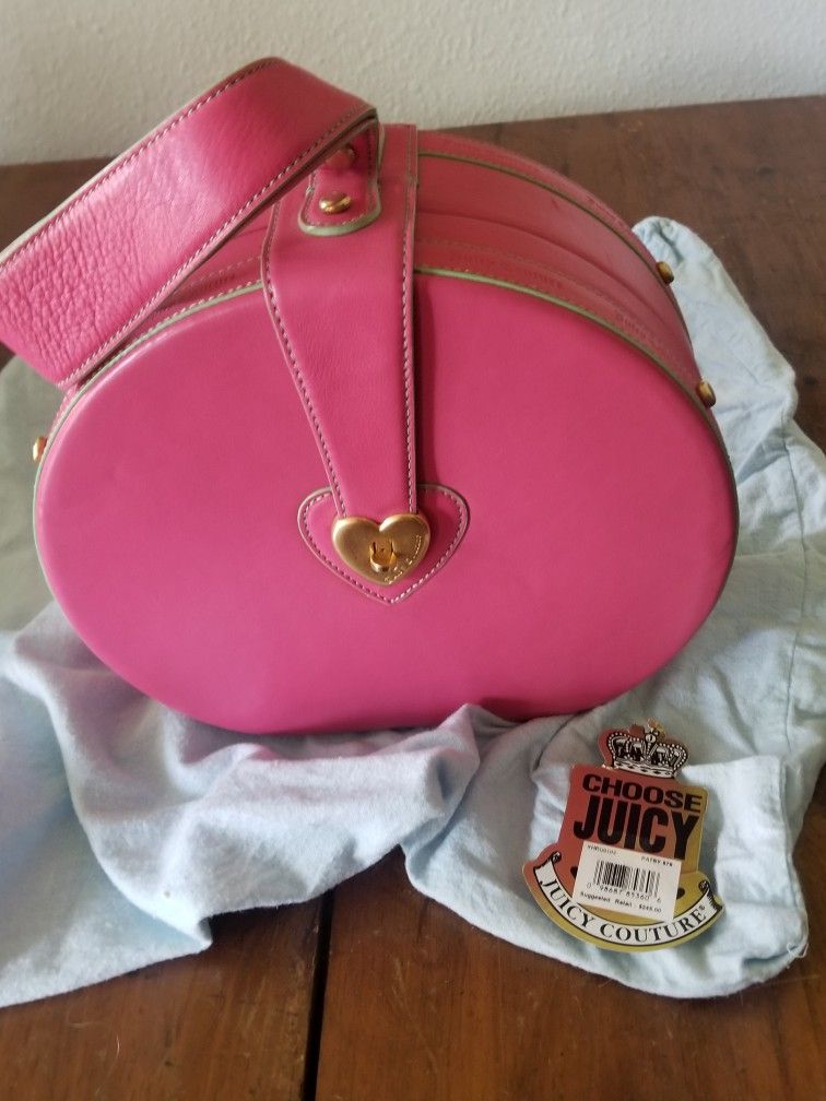 Juicy Couture Hat/Wrist Wrist Handbag-Pink Patsy