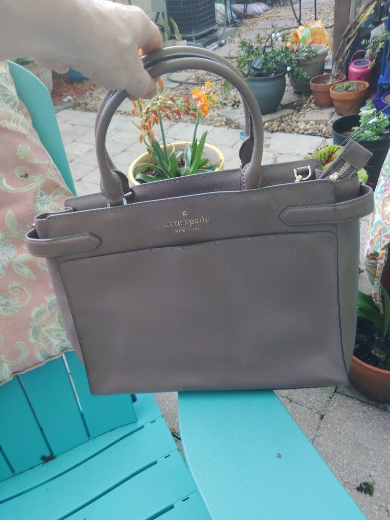 Kate Spade Tan Leather Large Bag