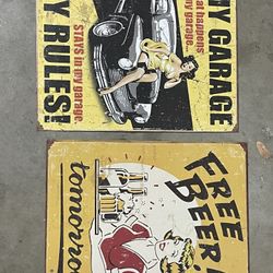 Garage Signs
