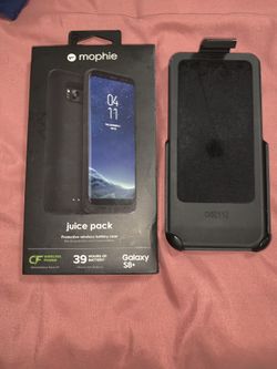 Charger cover mophie with clip for galaxy s8 plus