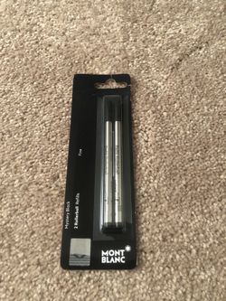Montblanc Refills Rollerball Black Fine Point - Pack Of 2 (107881)