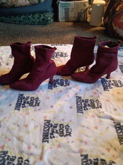 Women's short boots sizes 9.5 and 10