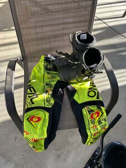 Kids riding pants and boots