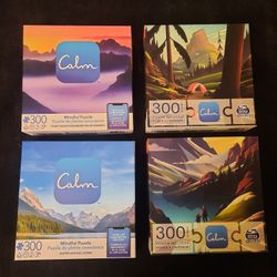 Calm Puzzles (Set of 4)