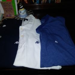 Boys Large Aeropostale Shirts  Navy, White, N Blue. Good Condition.  4.oo/each or all for 10.oo.