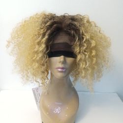 Pure Platinum Dark roots Wig
