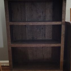 Dark Gray Laminate Bookcase (Without Books)