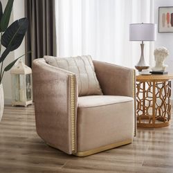 Roma Imperiale Beige Chair / HD-C9040