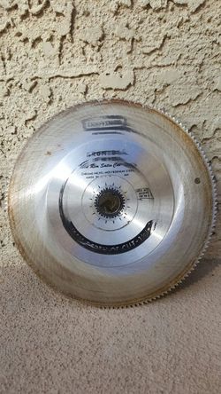 Craftsman Kromedge Thin Rim Satin Cut Blade w/ 5/8" Arbor Hole.