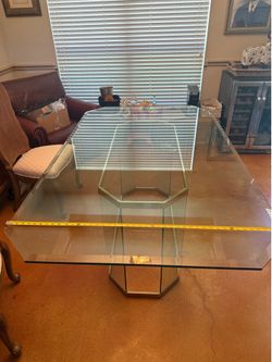 Dining room table- glass