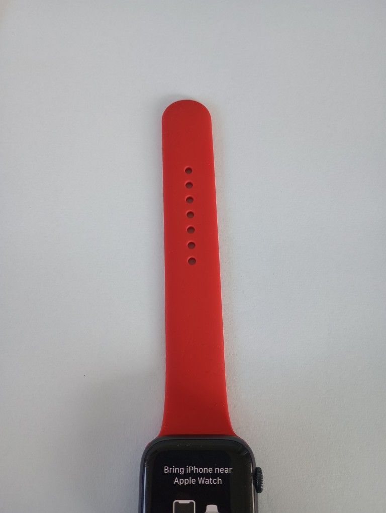 Apple Watch Series 44mm Silver Aluminum ceramic Case SOLD AS