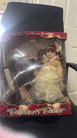 Genuine Fine bisque Porcelain doll
