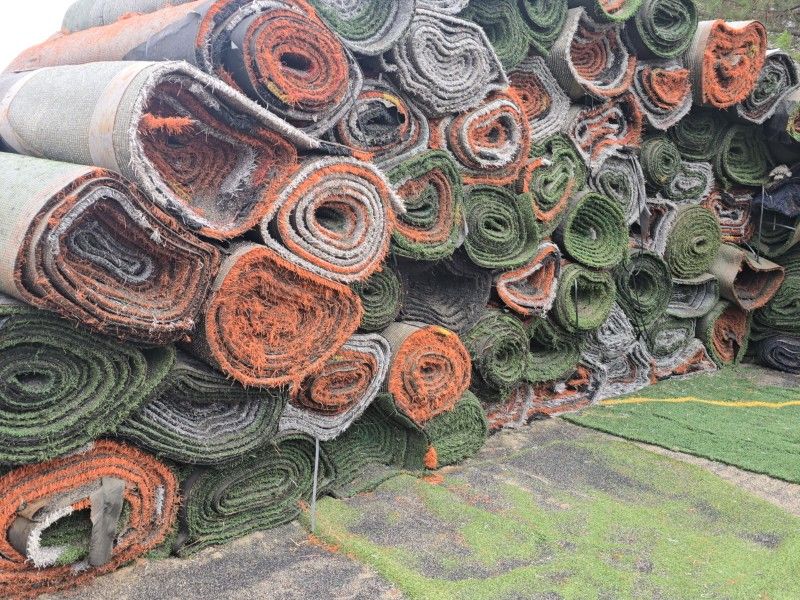 orange turf. good for Halloween $100 used turf