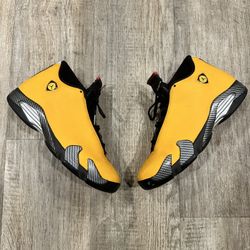 Ferrari Jordan 14 University Gold
