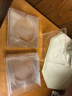 Acrylic napkin holder coasters set of 8