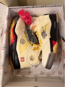 Jordan 5 off white size 10.5