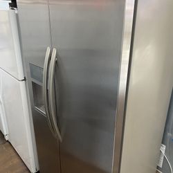 Kitchen Aid Side By Side Stainless Steel Refrigerator 
