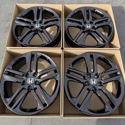 19” Honda Accord Gloss Black Wheel Exchange Powder Coat Rim Exchange