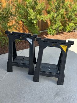 Stanley Folding Sawhorse 2Pc