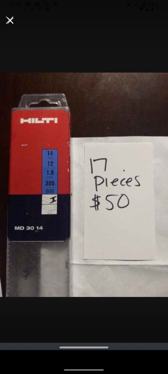 Hilti Sawzall Blades for Sale in San Antonio, TX OfferUp