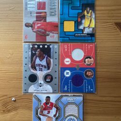 BASKETBALL JERSEY CARD AND SERIE NJMBER LOT DIF 