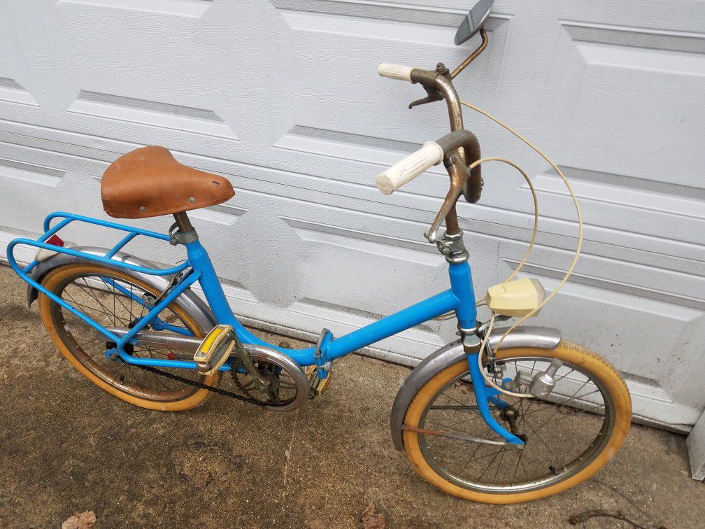 Old Italian folding bike
