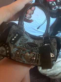 Ed hardy satchel bag with tags