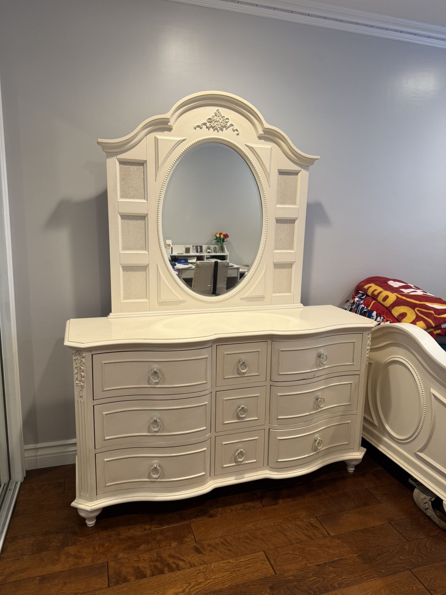 Long Dresser with Mirror