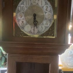 RELOJ de Madera Antiguo Para Adorno o Partes. 