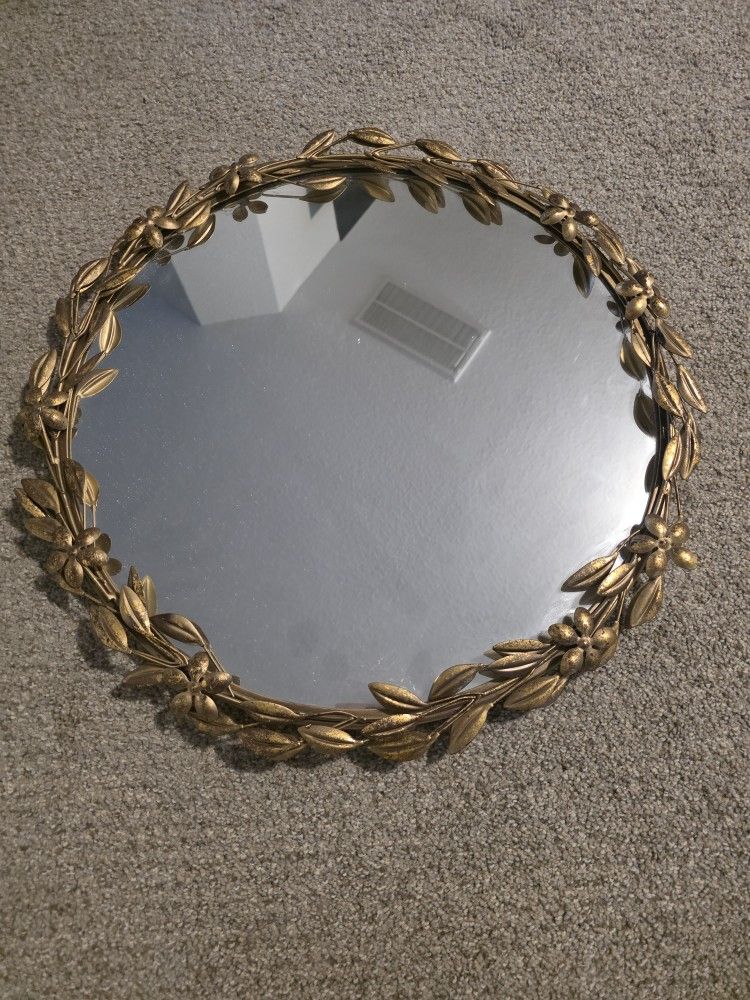Gold leaf mirror