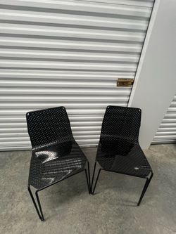 **For Sale: High-Quality Metal Chairs – $150 for Both!