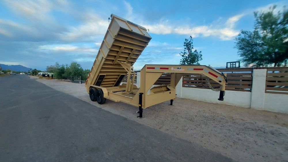 16f Dump Trailer- Gooseneck 