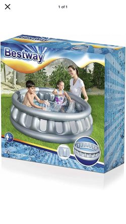 H2o Go Inflatable Space Ship Pool Kids 60in. x 17in. 60" x 17" New Bestway