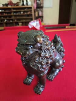 Bronze foo dog