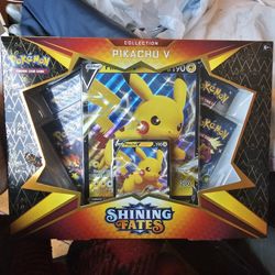 Pikachu Shinning Fates Box Sealed