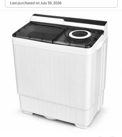 Costway 26 pound semi automatic washer machine with built in spin cycle