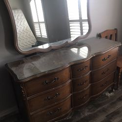 Dryer Mirror And Nightstand 