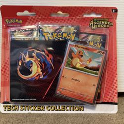 Ascended Heroes Charmander Tech Sticker 3 Pack