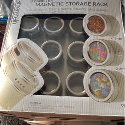 12 / Canister Magnetic Storage Rack