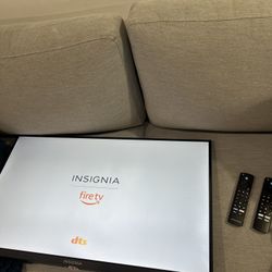 Insignia 32” TV + 2 Remotes