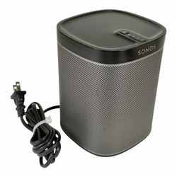 Sonos PLAY:1 Black Wi-Fi Smart Home Speaker with Power Cord - Tested / WORKING
