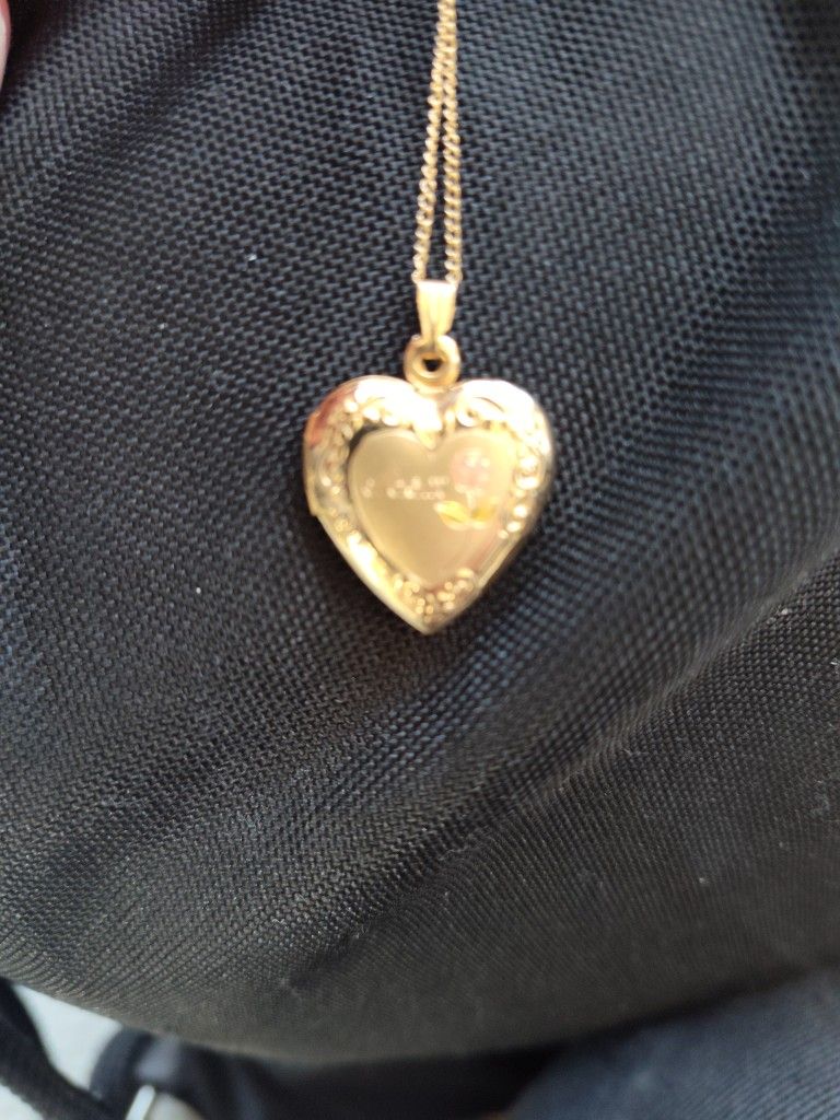 Vintage To Mom Gold Filled Heart Locket