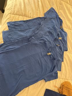 4 Small T Shirt Blue Colour With Short Apron