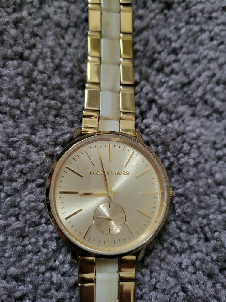 Gold Marble Michael Kors Watch Watches